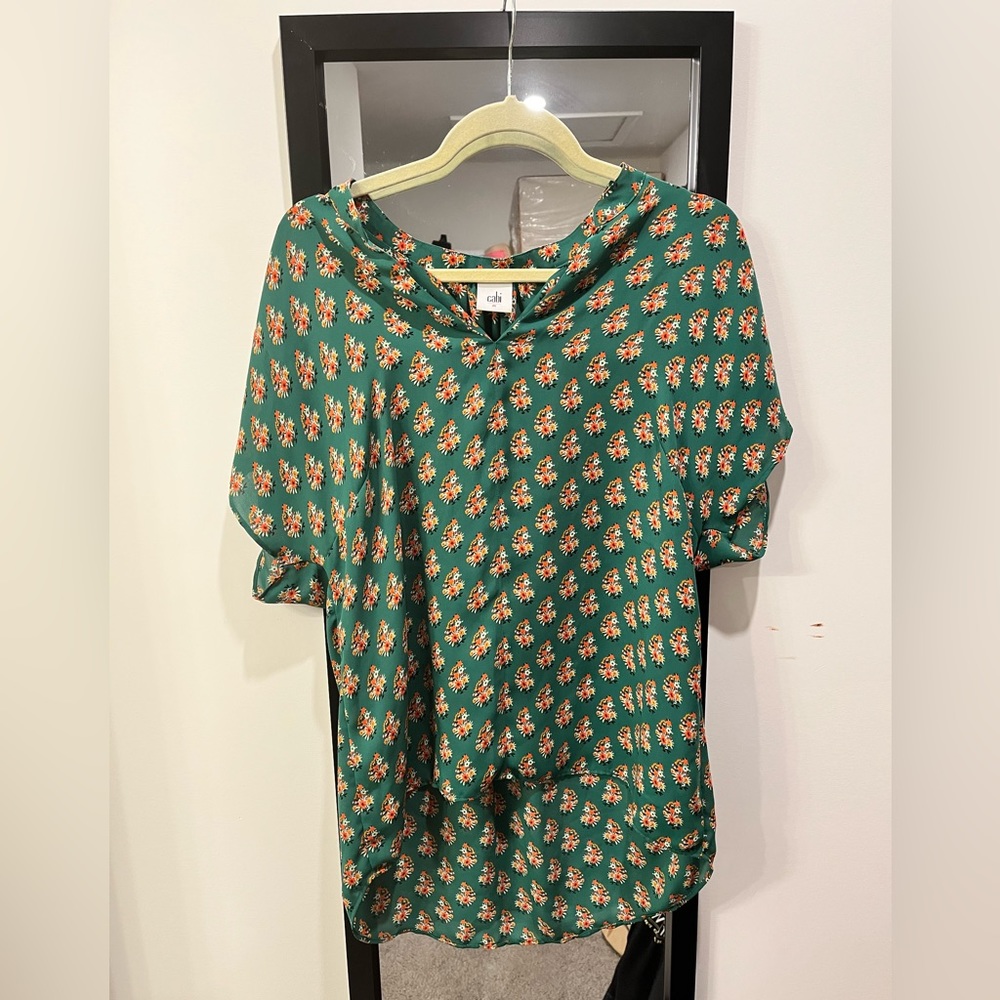 CABI high low blouse